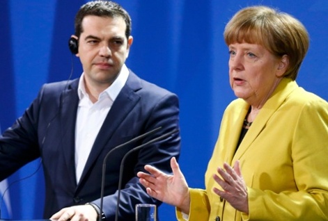 Alexis Tsipras warns Angela Merkel of Greek `cashflow issue` ahead of talks